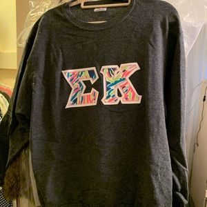 Sigma Kappa Lilly Pulitzer crewneck